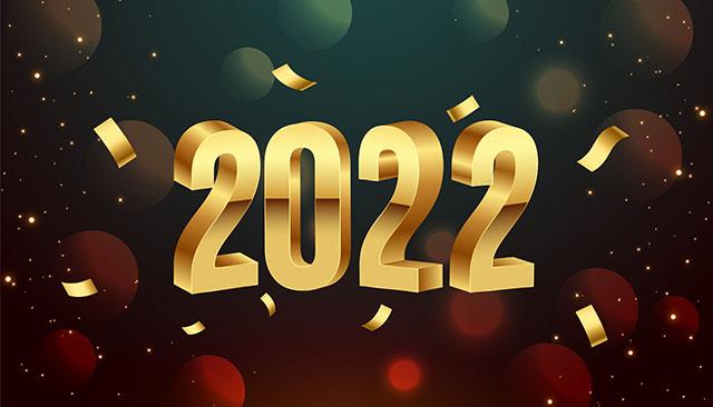 Fond d'écran du Nouvel An 2022 pour ordinateur, photo d'ordinateur portable bonne année 2022