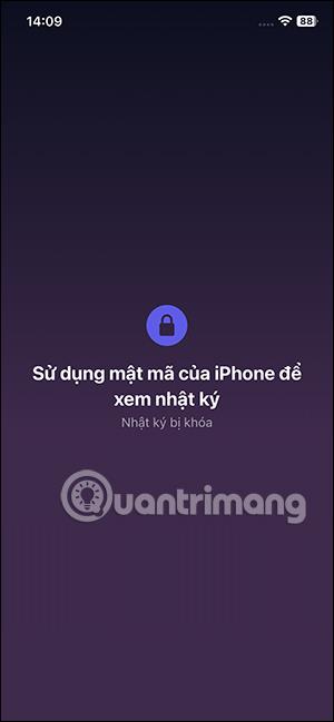 Istruzioni per bloccare Diario su iPhone con password, FaceID