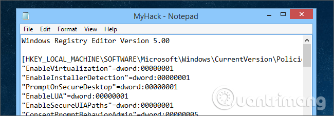 如何建立您自己的 Windows 登錄 hack 文件