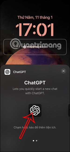 Come aggiungere il widget ChatGPT alla schermata di blocco dell'iPhone