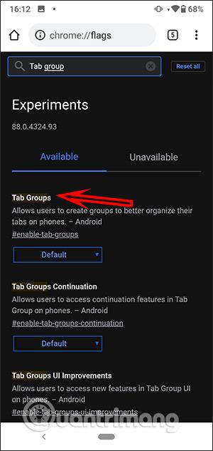 So aktivieren Sie Tab-Gruppen Chrome Android-Tab-Gruppen