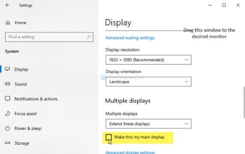 Windows 10で複数の画面を使用するときに、好きな画面でアプリケーションを開く方法