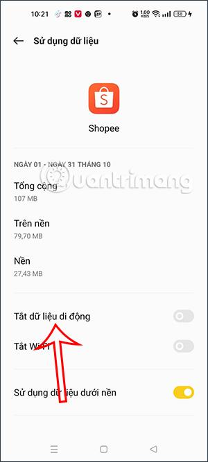 如何關閉 Oppo 手機上使用數據的應用程式