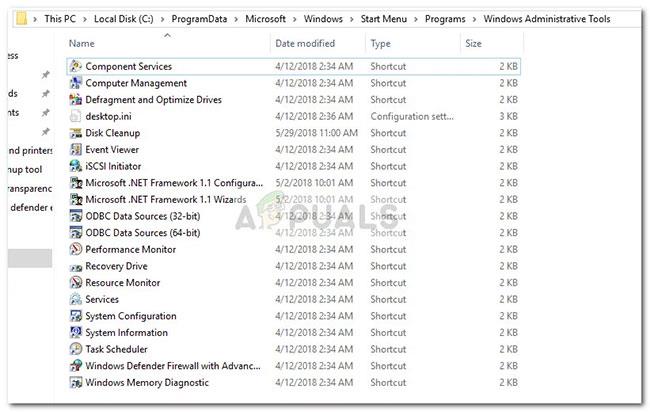 如何在 Windows 10 上還原管理工具捷徑