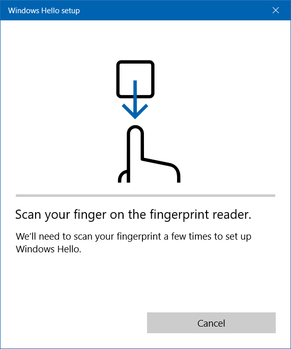 So melden Sie sich mit dem Fingerabdruck bei Windows 10 an