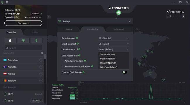 Как включить WireGuard на ProtonVPN