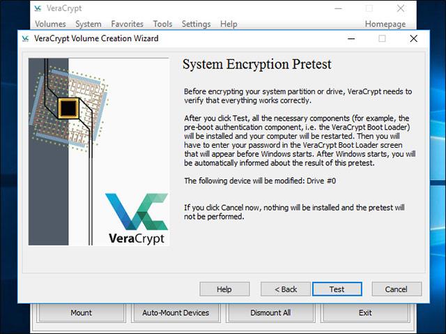 Come crittografare l'unità di sistema Windows con VeraCrypt