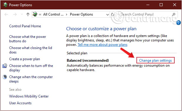 Instructions pour activer/désactiver la fonction Économiseur de batterie dans Windows 10