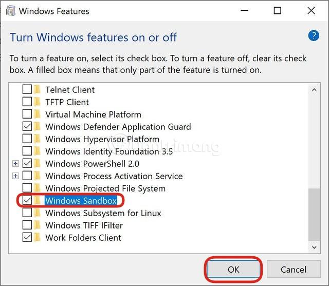 Comment activer Windows Sandbox sur Windows 11