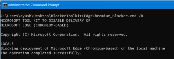 Comment bloquer l'installation automatique d'Edge Chromium sur Windows 10