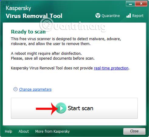 Come rimuovere programmi dannosi con Kaspersky Virus Removal Tool