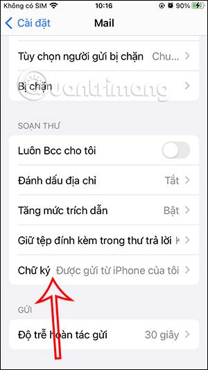 如何刪除 iPhone 郵件中的「從我的 iPhone 發送」簽名