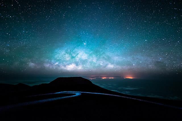 Carta da parati del cielo notturno, bellissima carta da parati del cielo stellato