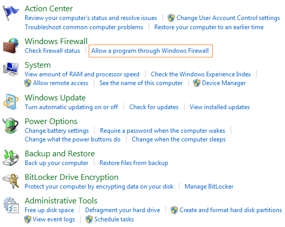 Come bloccare o sbloccare i programmi su Windows Firewall?