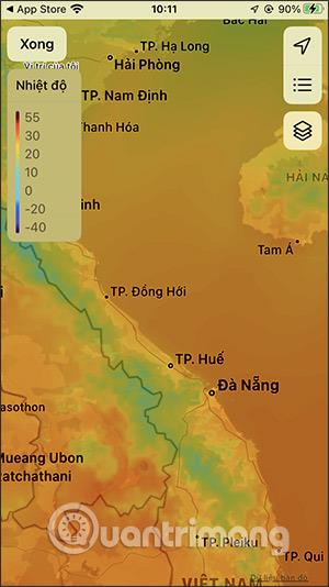 如何直接在 iPhone 上檢查降雨量