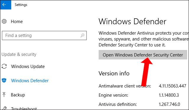 Windows 10 2018년 4월 업데이트에 포함된 Windows Defender의 새로운 기능은 무엇입니까?