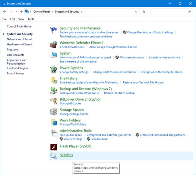 Comment ajouter des services au Panneau de configuration sous Windows 10, 8 et 7