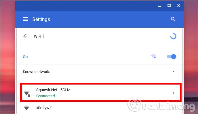 Come cambiare il server DNS sul Chromebook