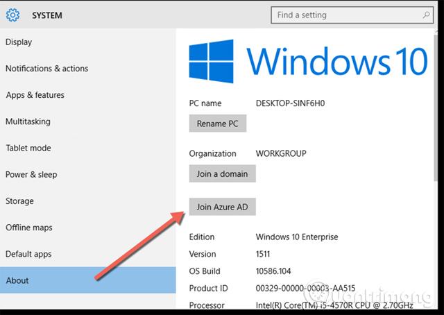 如何在 Windows 10 上加入 Azure Active Directory (ADD) 網域