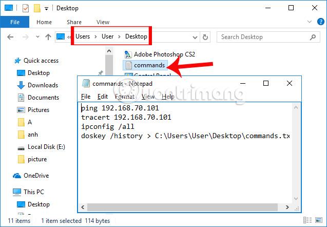 Come visualizzare e salvare la cronologia dei comandi nel prompt dei comandi