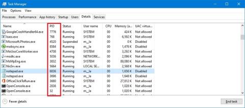 Comment trouver lID de processus dapplication sur Windows 10