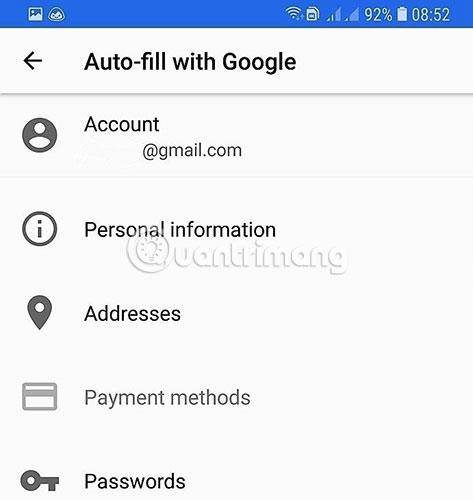 Come compilare automaticamente le password su Android