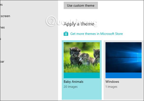 Comment obtenir des images dans des thèmes sous Windows 10