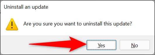 Comment désinstaller une mise à jour de Windows 11