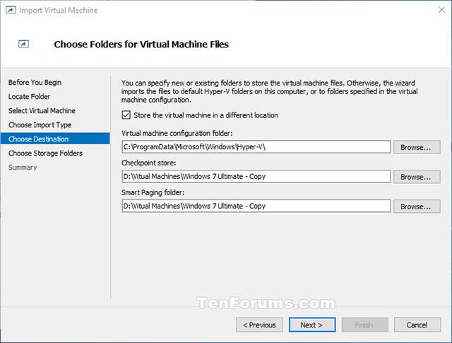 Comment importer des machines virtuelles Hyper-V dans Windows 10