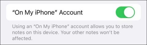 如何在裝置上設定本機 Apple Notes 儲存空間（不在 iCloud 上）