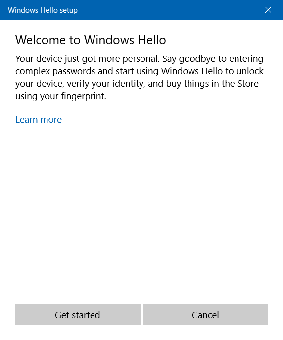 Come accedere a Windows 10 con l'impronta digitale