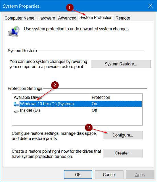 Windows 10 コンピューターのハードドライブの空き容量を増やすためのヒント