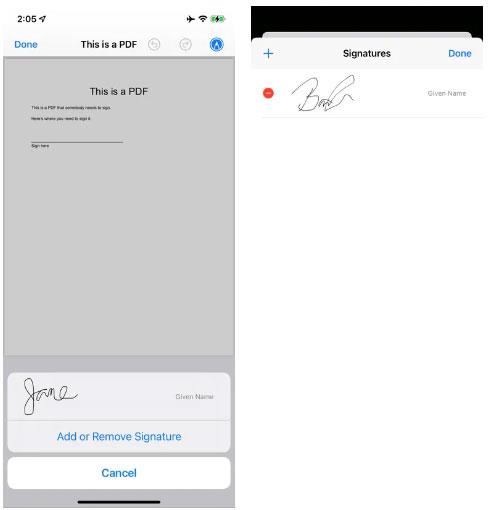 Come creare una firma per documenti PDF su iPhone