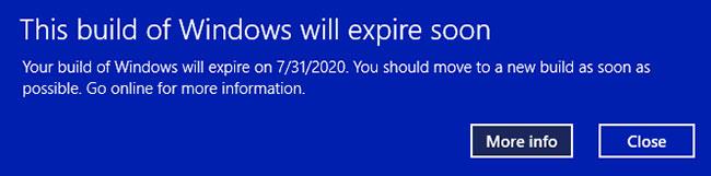 如何修復 Windows 10 中的「此版本的 Windows 將很快過期」錯誤