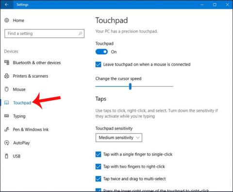 Comment personnaliser le pavé tactile sur la mise à jour Windows 10 Creators