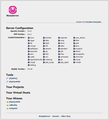 Comment installer et configurer WampServer