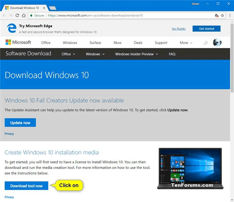 Come riparare Windows 10 con l'aggiornamento sul posto