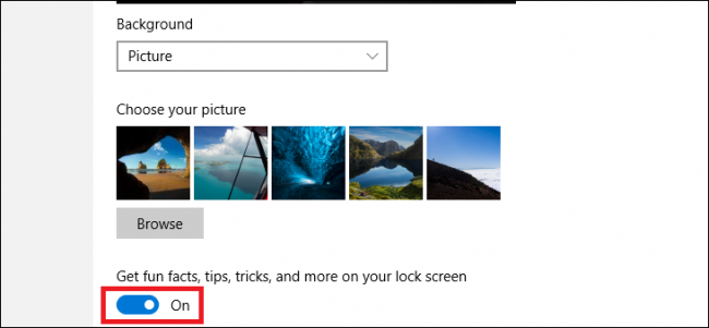 Instructions pour désactiver les publicités sur l'écran de verrouillage Windows 10