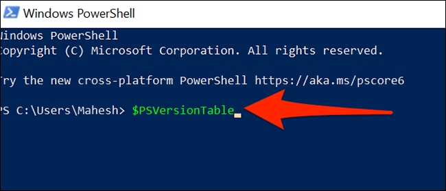 Come verificare la versione di PowerShell in Windows 10