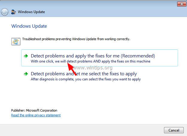 Correction d'une erreur manquante du service Windows Update ou du service BITS sur le service Windows