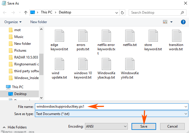 2 modi per eseguire il backup del codice Product Key su Windows 10, 8 e 8.1