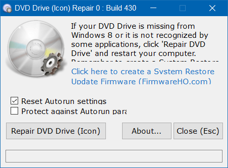 Alcuni modi per correggere gli errori dell'unità DVD persa su Windows 10