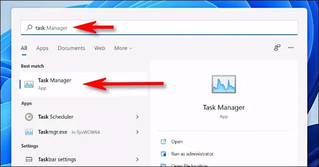 Riepilogo delle modalità per avviare Task Manager in Windows 11