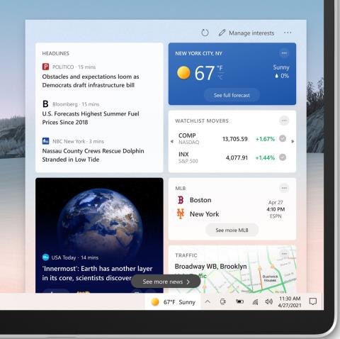 La nouvelle fonctionnalité Actualités et centres dintérêt de Windows 10 sera lancée dans le monde entier