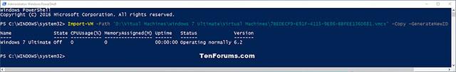 Comment importer des machines virtuelles Hyper-V dans Windows 10