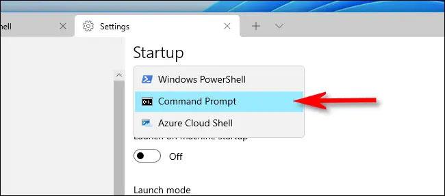 Windows 11에서 항상 명령 프롬프트로 열리도록 Windows 터미널 설정