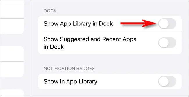 Comment masquer la bibliothèque d'applications sur le dock iPad