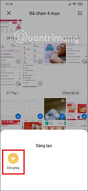 Come combinare foto sui telefoni Xiaomi senza app