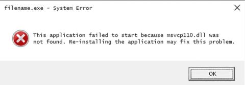 Comment réparer le fichier Msvcp110.dll manquant ou introuvable