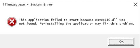 So beheben Sie fehlende oder nicht gefundene Dateien Msvcp110.dll